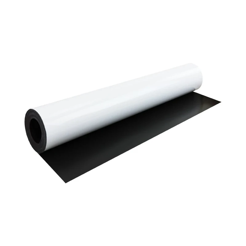 FerroFlex® 620mm Wide Gloss White Dry Wipe Surface Flexible Ferrous Sheet for Walls, Office, Home and Creating Instant Surfaces Magnets Will Attract To - 5 Metre Length