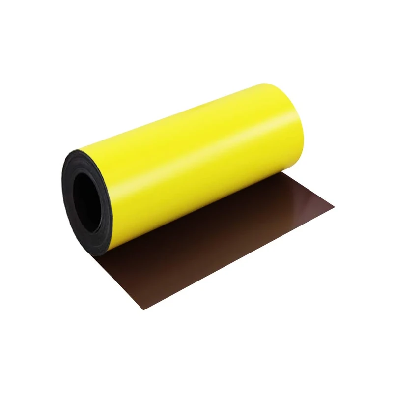 MagFlex® Flexible Matt Yellow Magnetic Sheet for Creating Magnetic Pictures, Artwork, Signs or Displays - 300mm Wide - 5m Length