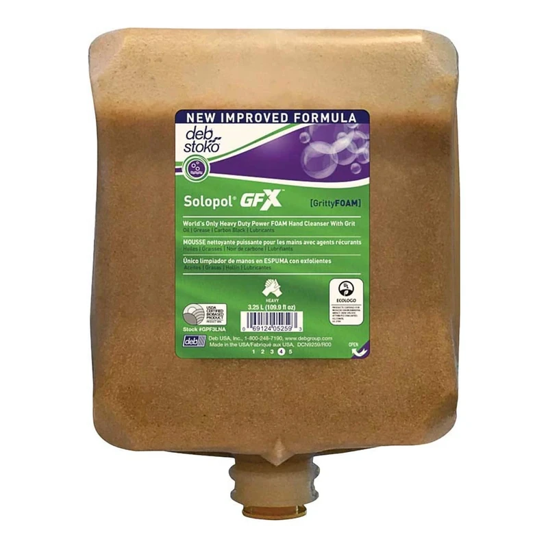 deb stoko Solopol Gfx Power Foam Hand Cleaner Cartridge, 3.25 L