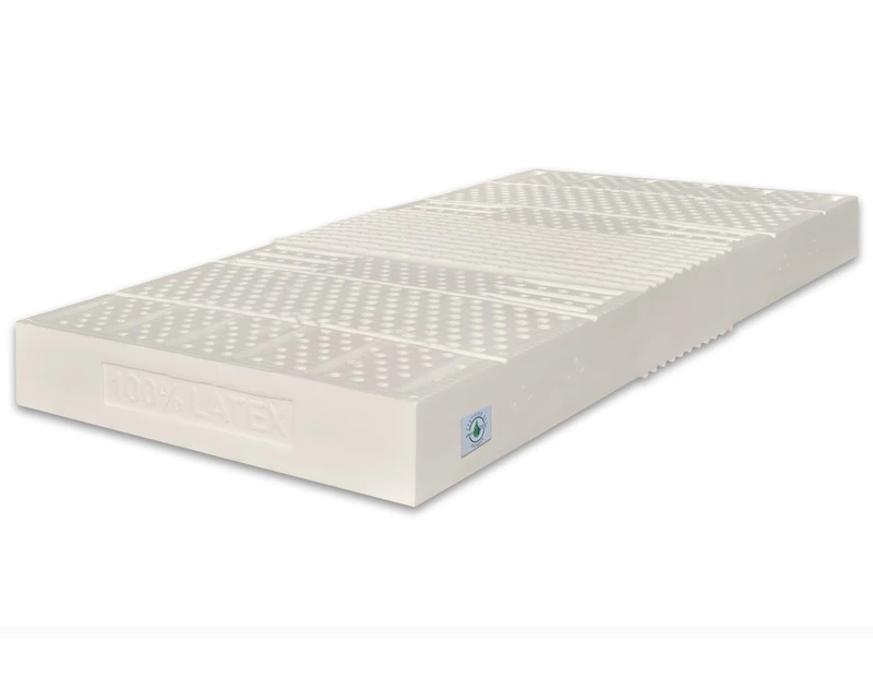 Marc apiuma - Latex mattress height 18 cm - sevenlife 18- latex mattress 7 zones H2 Medium/Soft - aloe vera cover with zipper washable at 60 ° Euro Latex certified - 100 x 220 cm