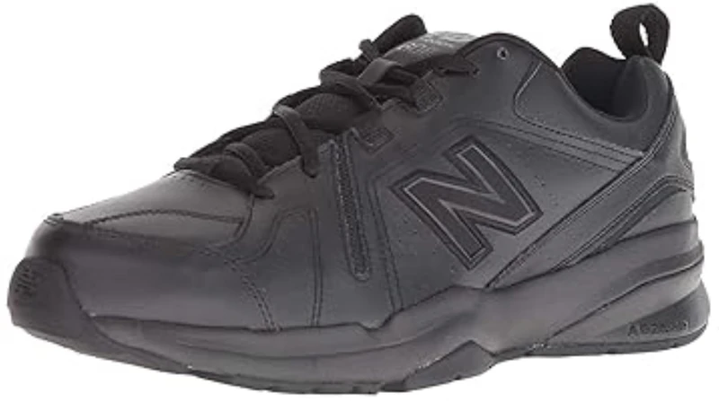 New Balance Men's 608v5 Sneaker, Black, 9.5 UK