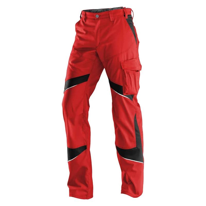 Kubler 22505365-5599-62 "Activiq" Trousers, Medium Red/Black, Size 62