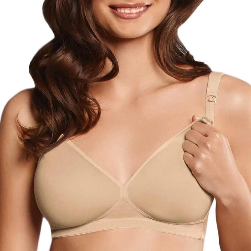 Anita Women's Miss Anita Non-Wired Nursing Bra, Beige (Desert 753), 36F (Manufacturer Size:36F)