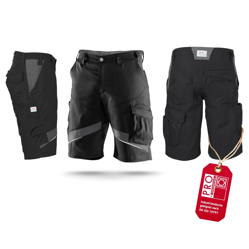 Kubler 24505365-9997-58 Shorts, Black/Anthracite, Size 58