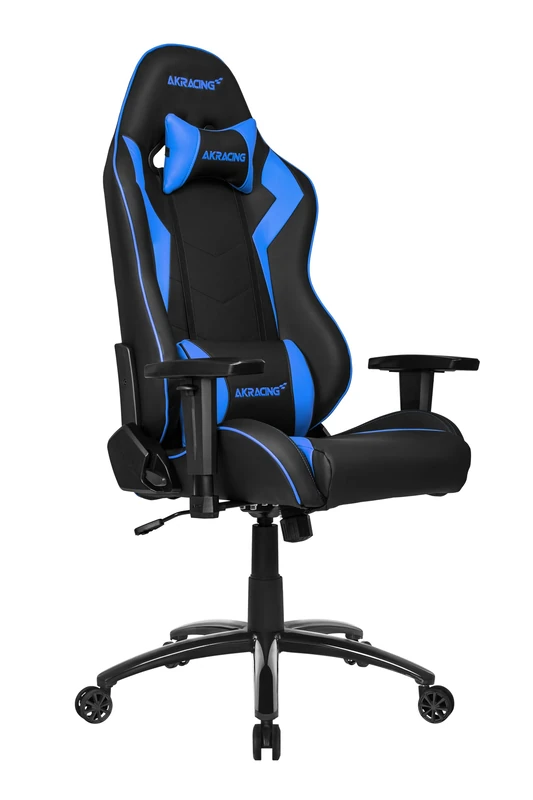 AKRacing Core Series SX Gaming Chair with High Backrest, Recliner, Swivel, Tilt, Rocker and Seat Height Adjustment Mechanisms with 5/10 warranty - Blue