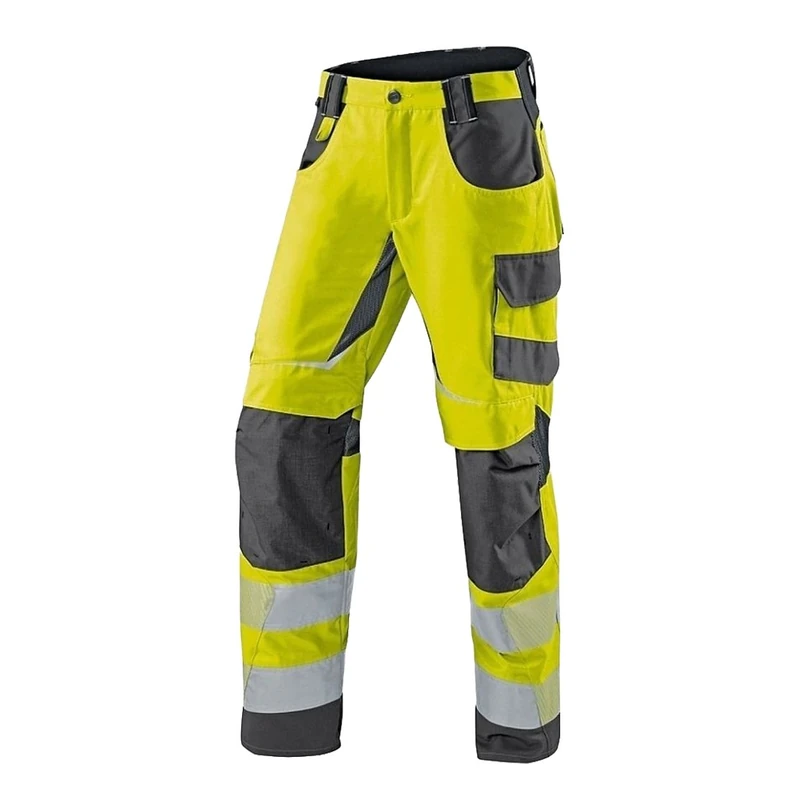 Kubler 24078343-3497-56 PPE 2 "Reflectiq" Summer Trousers, Yellow/Anthracite, Size 56 - Image 1