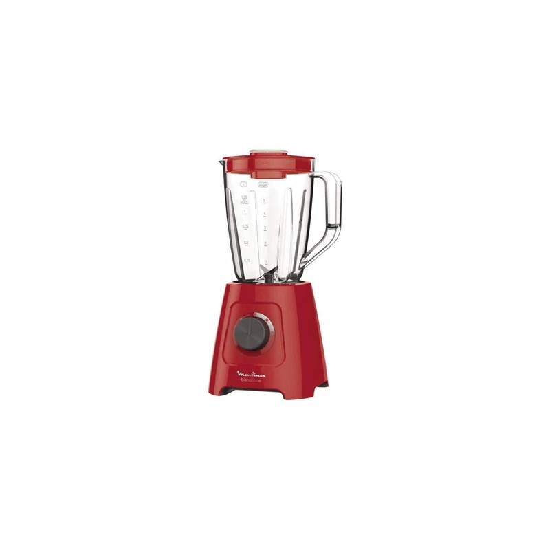 Moulinex Blendforce Blender, 600W, 2 Speeds+Pulse Function, 2L Total Capacity, Intelligent Locking System, Easy Cleaning, Air Cooling, 3 Minutes Continuous Mixing LM420510