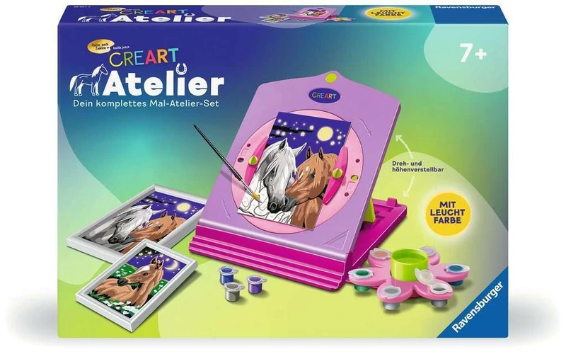 Ravensburger CreArt Atelier Horses 28507 Painting by Numbers Horse for Children from 7 Years