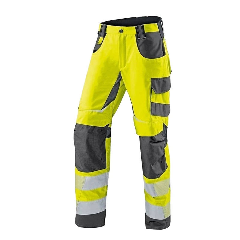 Kubler 24078343-3497-94 PPE 2 "Reflectiq" Summer Trousers, Yellow/Anthracite, Size 94