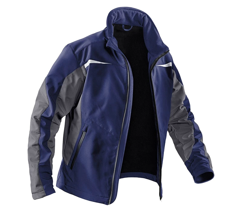 Kubler 12417322-4897-XS Softshell Jacket, Dark Blue and Anthracite, X- Small