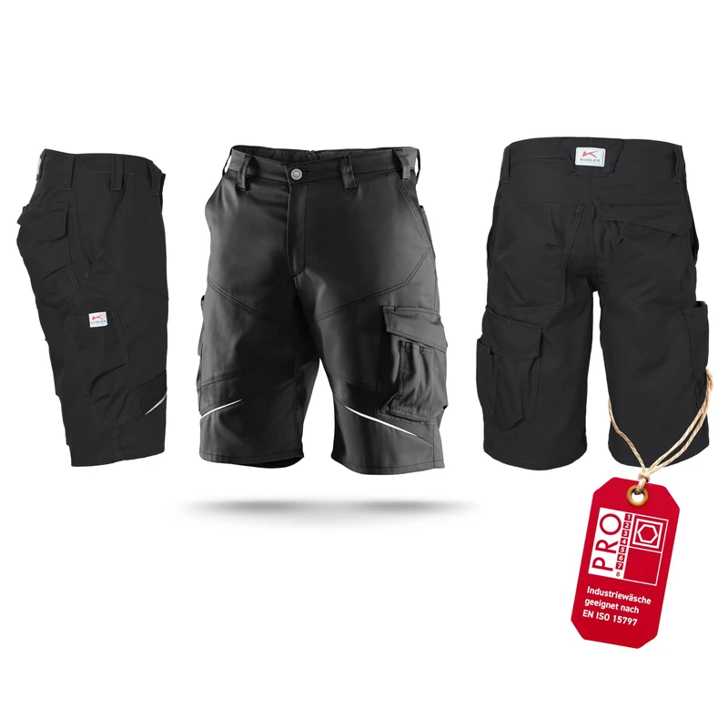 Kubler 24505365-99-50 Shorts, Black, Size 50