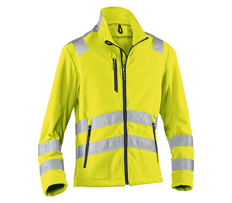 Kubler 14078339-34-L "Reflectiq" PPE 2 Fleece Jacket, Yellow, Large