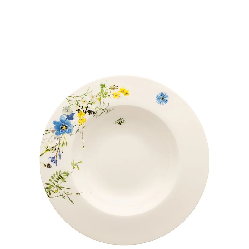 Rosenthal Brillance Fleurs des Alpes Soup Plate 23 cm Flag - Image 1
