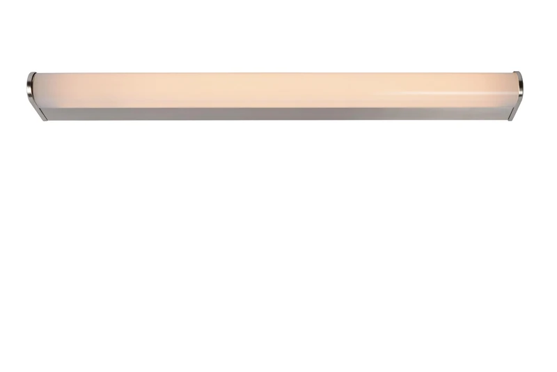 Lucide Jasper - Mirror Light Bathroom - LED - 1x12W 3000K - IP44 - Satin Chrome