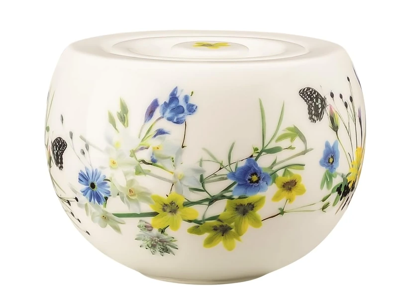 Rosenthal Brillance Fleurs des Alpes Sugar Bowl 6 P.