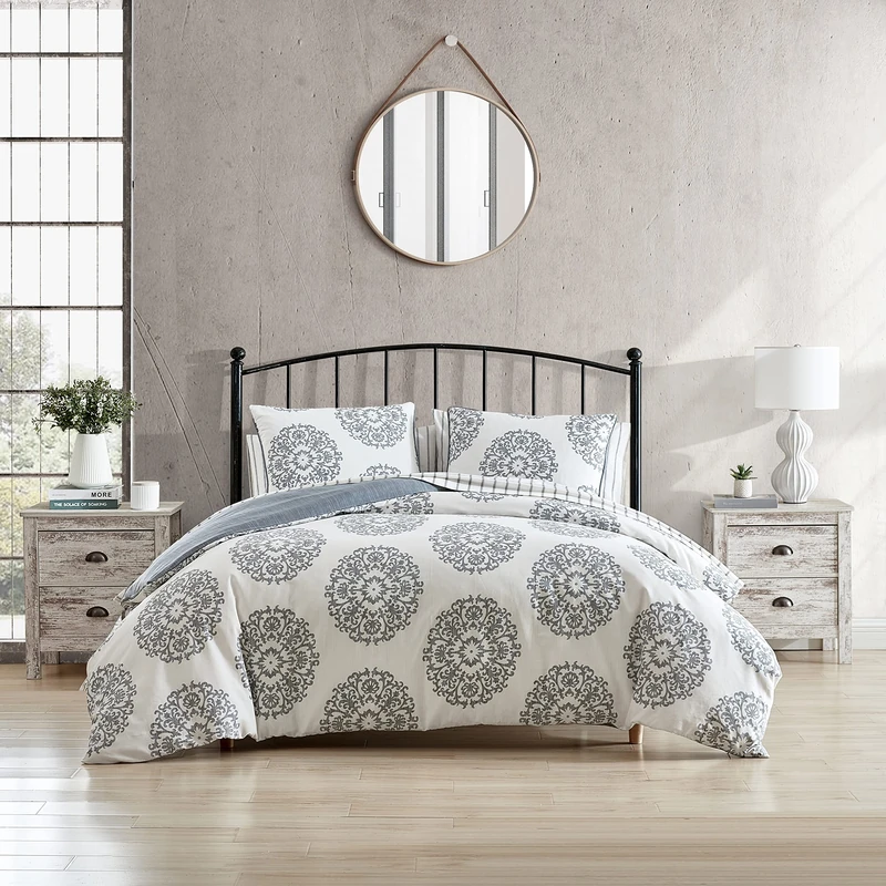 Stone Cottage Bristol Duvet, Full/Queen, Grey