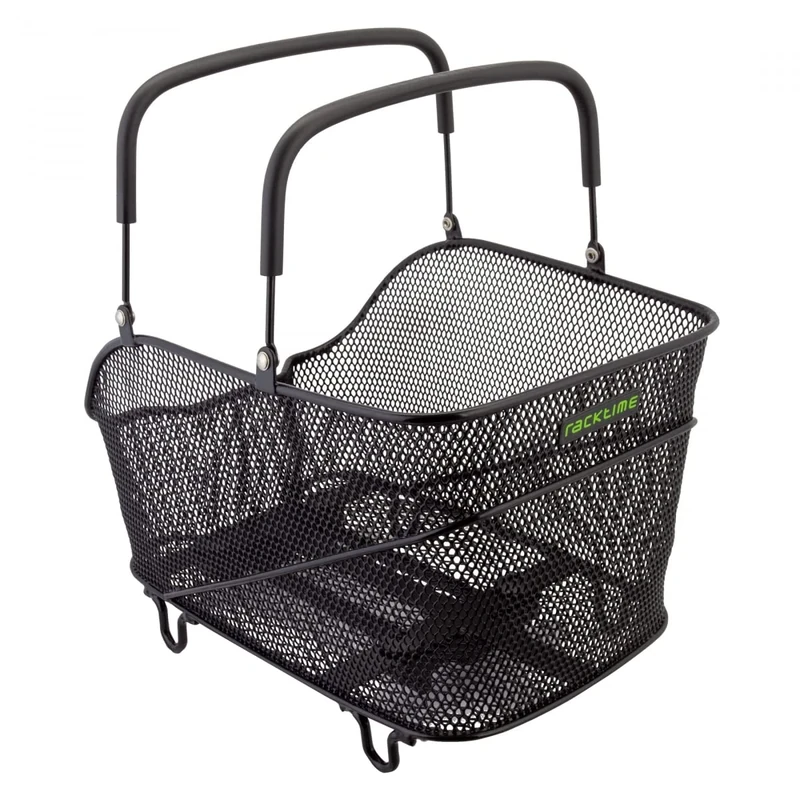 Racktime Unisex – Adult Baskit Trunk Bicycle Basket, Black, 1 Size