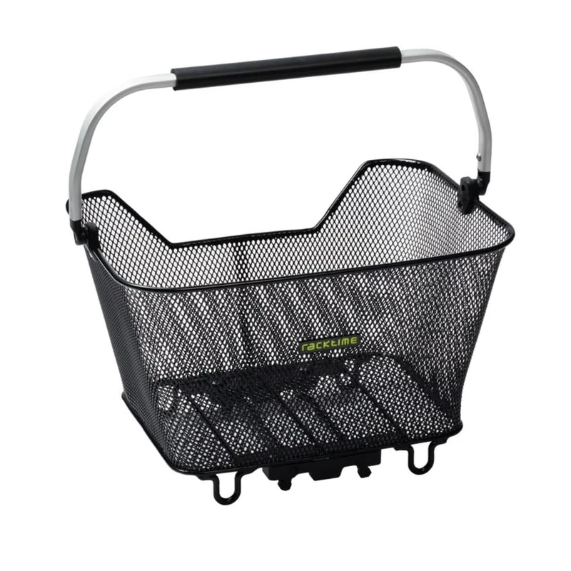 Racktime Unisex - Adult Basdeluxe Basket, Black, One Size