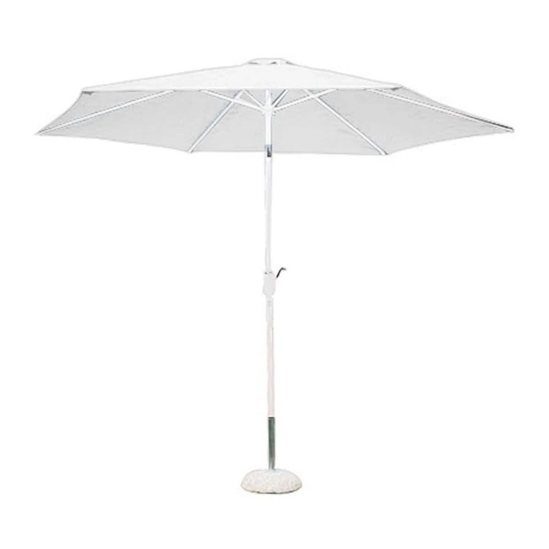 Milo srl COS095 Garden Parasol Diameter 3 Pole Central White for Outdoor Restaurant Ice Cream Shop Bar Hotel Hotel