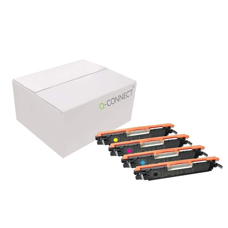 Q-Connect Compatible Toner for HP CP1025 Toner CMYK, Pack Size 4