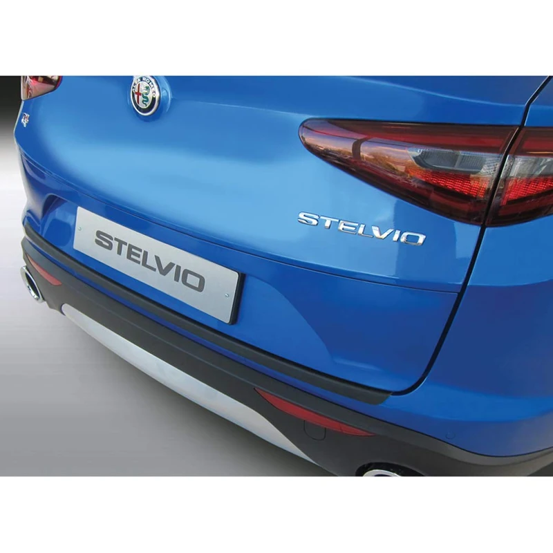 RGM ABS Rear Bumper Protector Compatible with Alfa Romeo Stelvio 2017 - Black