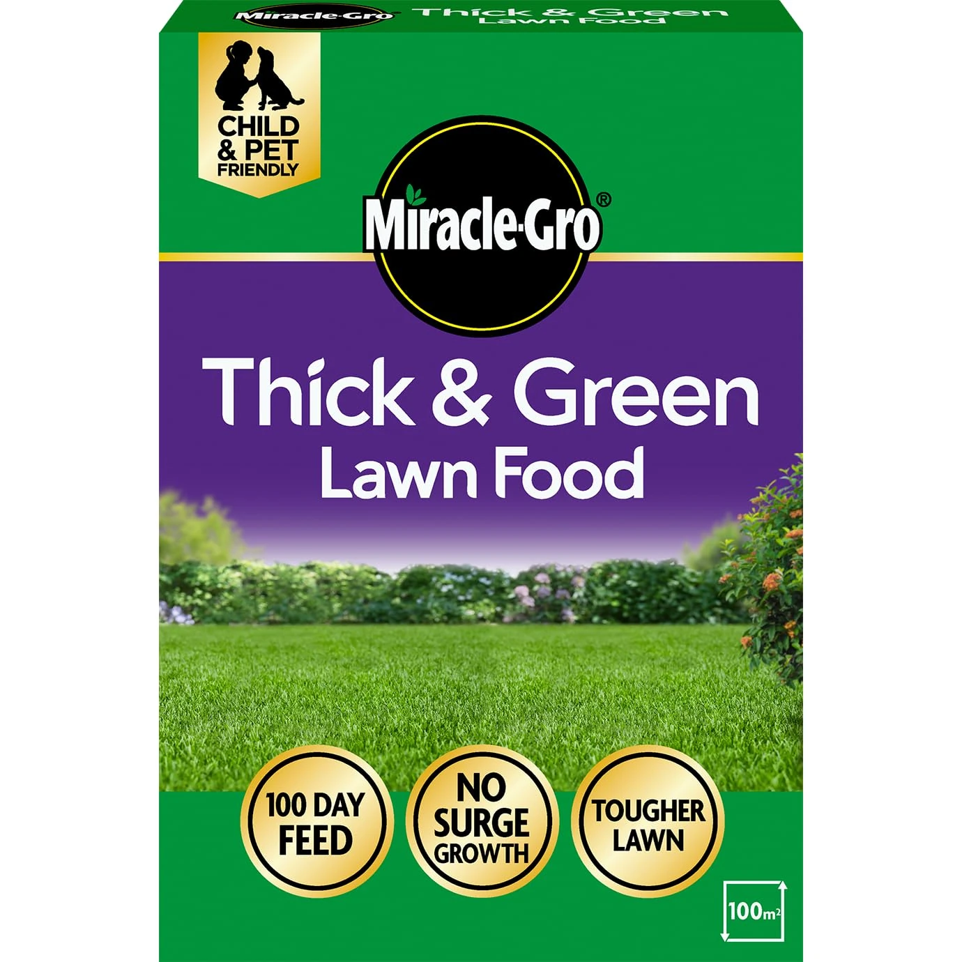 Miracle-Gro EverGreen Premium Plus Thick & Green Lawn Food - 100 m2