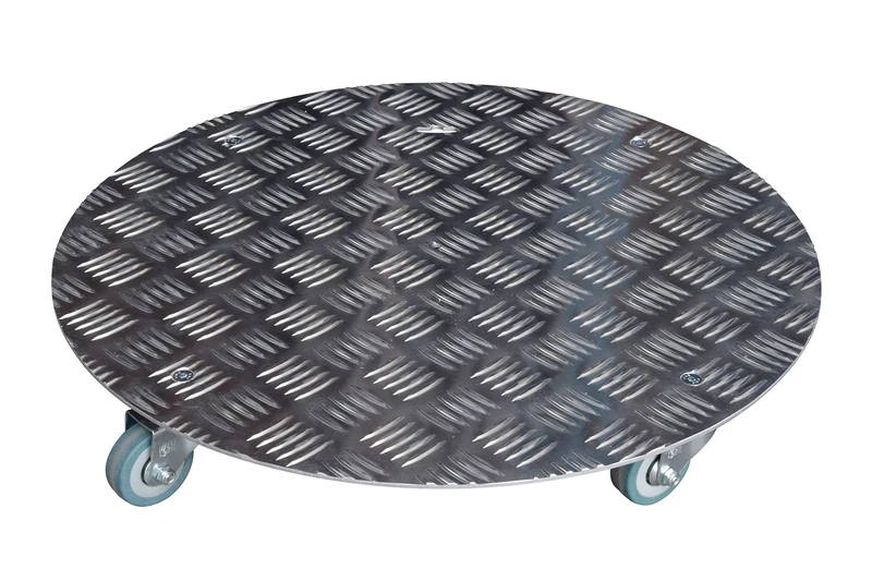 Louis Moulin Base with Wheels for Pots, Aluminium, 49 x 49 x 7.5 cm, 8088