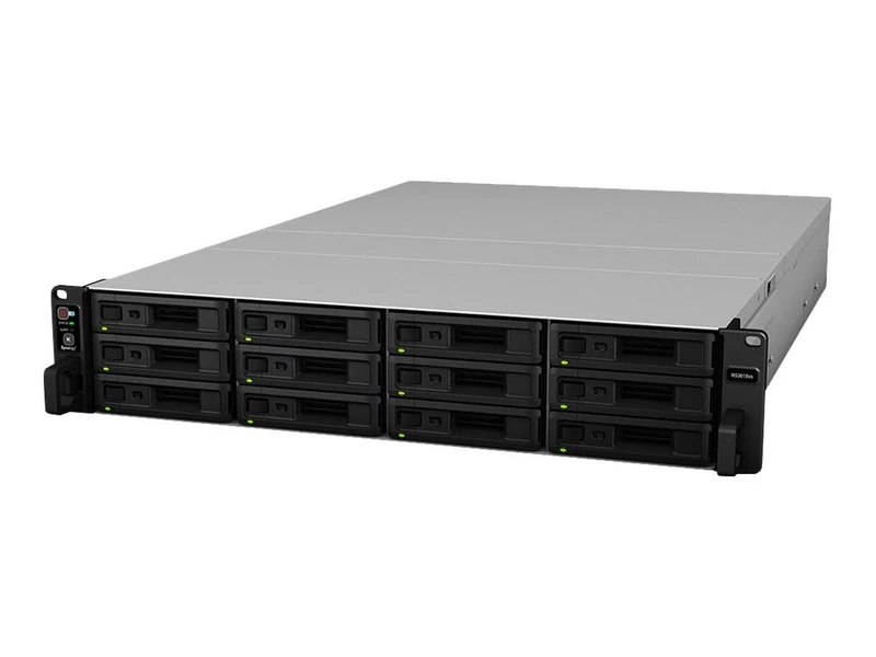 Synology RackStation RS3618XS - NAS server - 12 bays - rack-mountable - SATA 6Gb/s - RAID 0, 1, 5, 6, 10, JBOD, RAID F1 - RAM 8 GB - Gigabit Ethernet - iSCSI - 2U