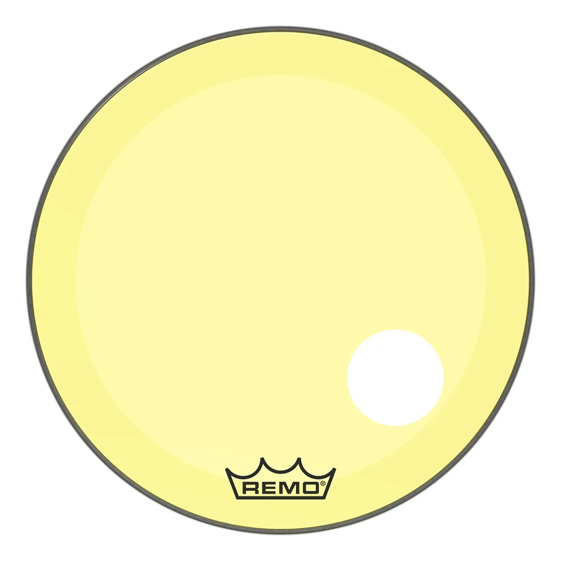Remo Colortone Powerstroke 3 P3-1326-CT-YEOH Drum Head Clear Ported 26 Inches Yellow