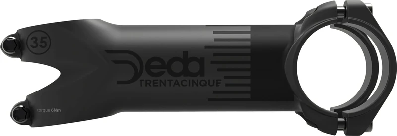 Deda Elementi Trentacinque 35 Stem, PoB (Black on Black), 140mm