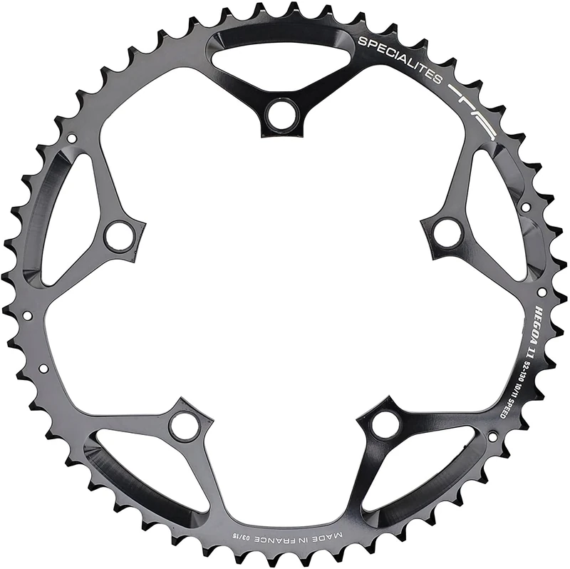 Spécialités TA 130pcd Hegoa 10/11X Chainring, Black, Outer 51t