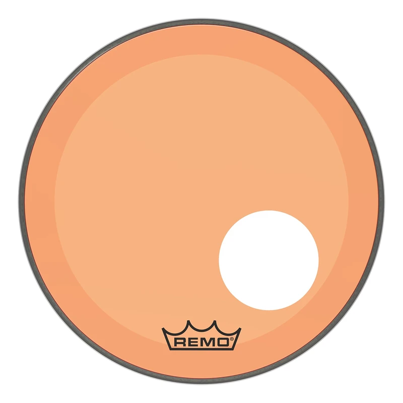 Remo Colortone Powerstroke 3 Drum Head Clear Ported 18 Inches P3-1318-CT-OGOH Orange