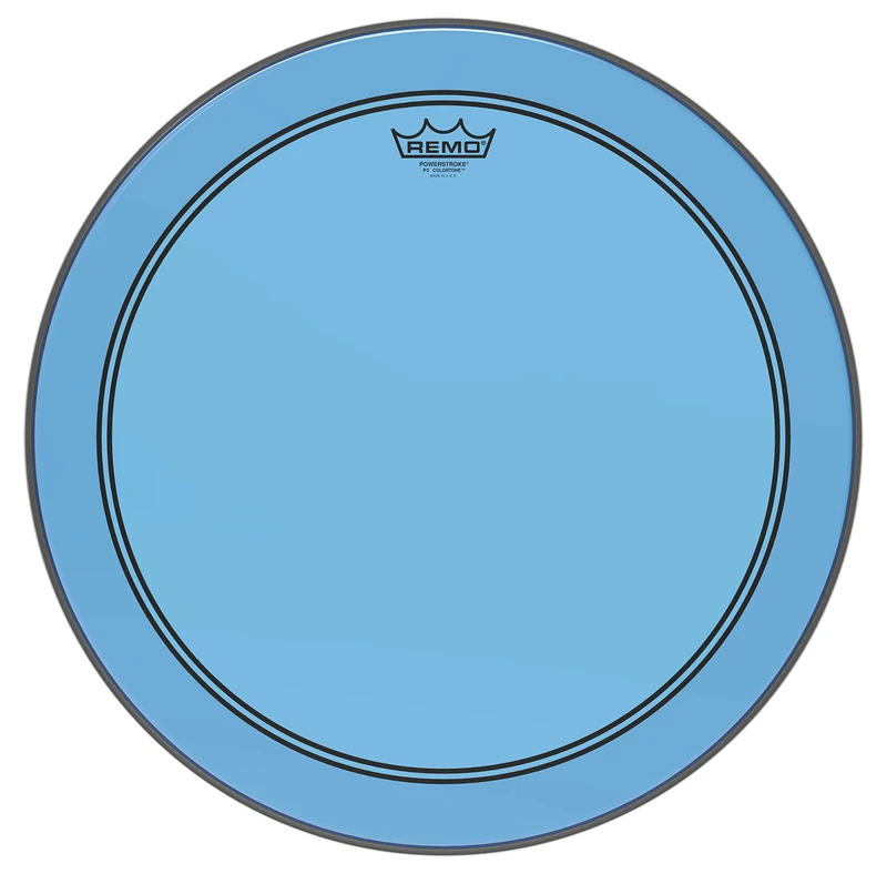 Remo Drumhead Colortone Powerstroke 3 Clear Blue – 18″ – P3-1318-CT-BU