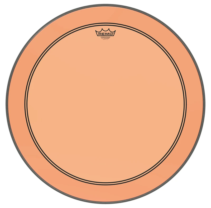 Remo Colortone Powerstroke 3 Clear Drum Head 24 Inches P3-1324-CT-OG Orange