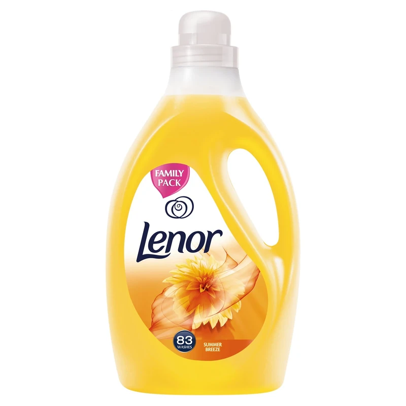 Lenor Fabric Conditioner Summer Breeze Scent, 2.905 Litre, 332 Washes