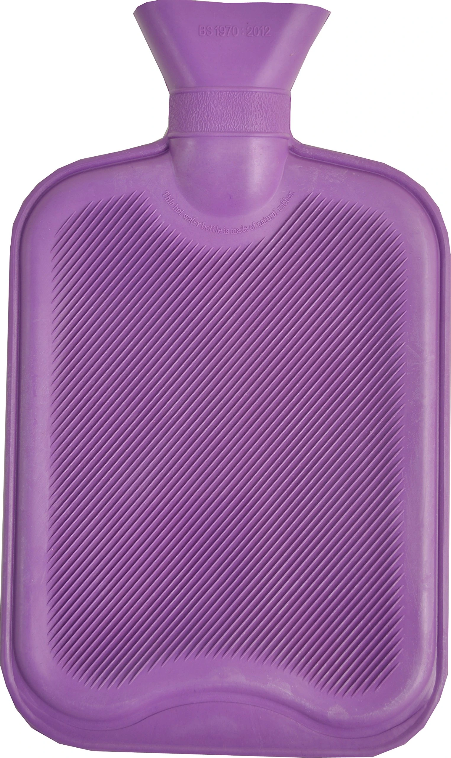 Vagabond Bags Ltd 2L Ribbed Hot Water Bottle, Lilac