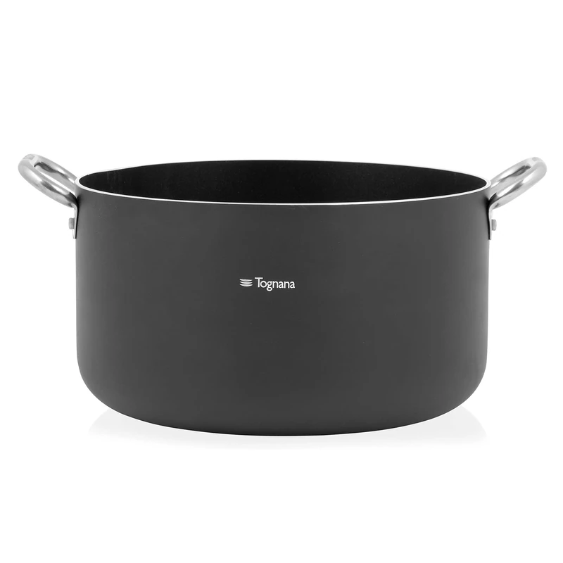 Tognana TGV7581JBTBF Pro Diamond Casserole, Aluminum Stainless Steel, Black