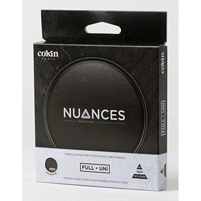 Cokin NUANCES Neutral Density ND1024 Screw-in Camera Filter - 82mm