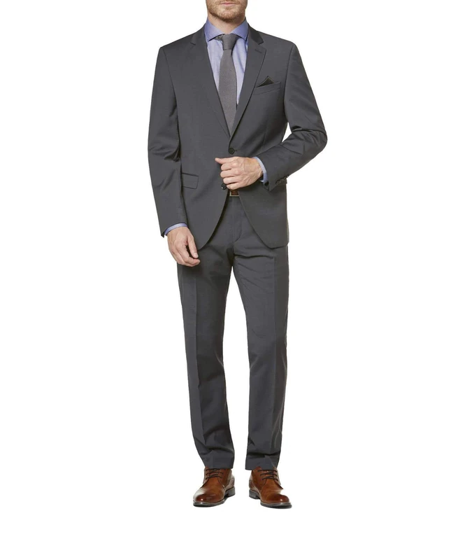Bugatti Men's 793400-99770 Suit Jacket, Gray (gray 57), 106 EU