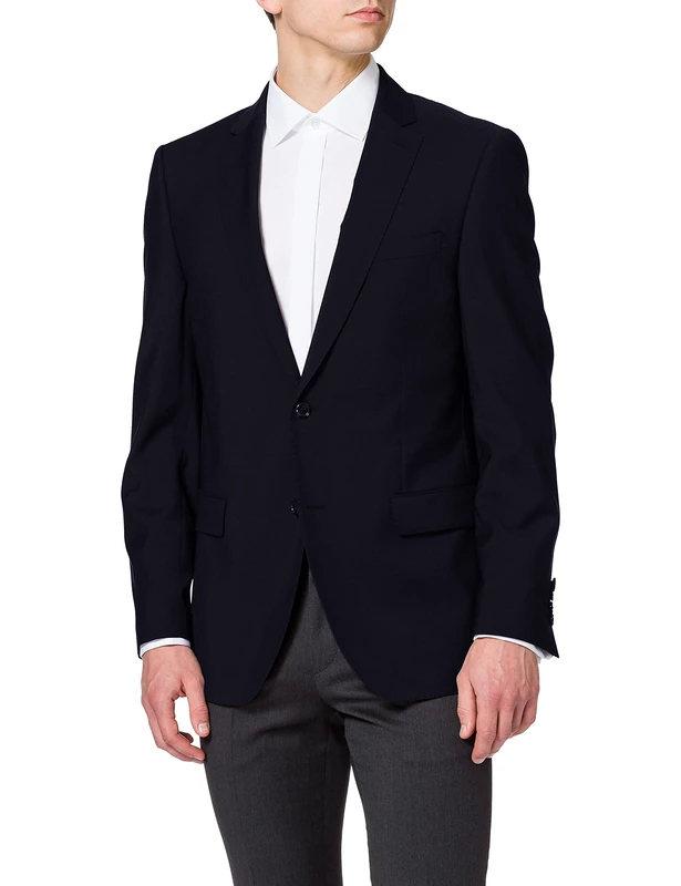 Bugatti Men's 793400-99770 Suit Jacket, Blue (Navy 49), 98 EU