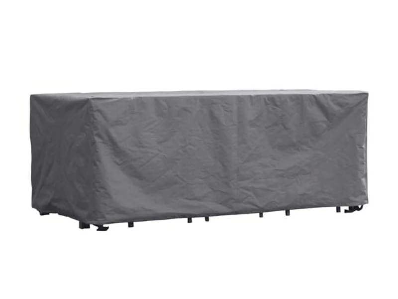 Perel Garden Rectangular Lounge Set L Ocgs L Protective Case Cover – Black, 245 x 150 x 95 cm