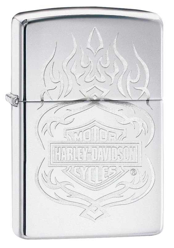 Zippo Lighter, Brass, chrome, 5.5 x 3.5 x 1 cm - Image 1