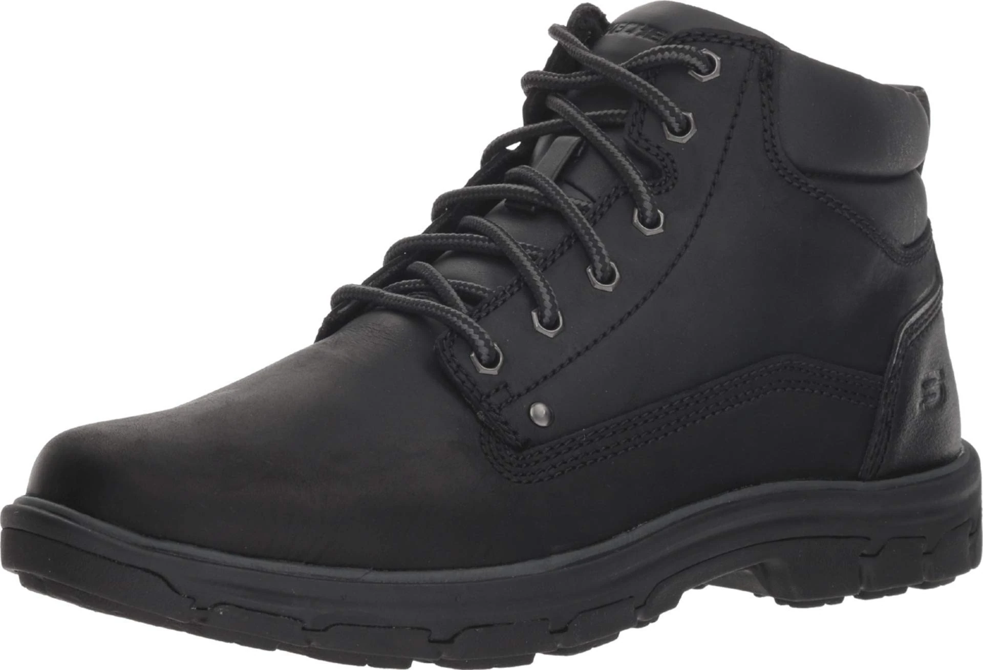 Skechers Men's Segment- Garnet Chukka Boots, Black Black Bbk, 11 UK
