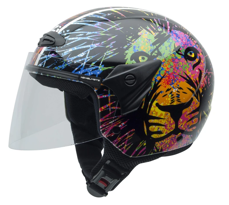 NZI HELIX II Jr Helmet Graphics Lion, lion, Size S