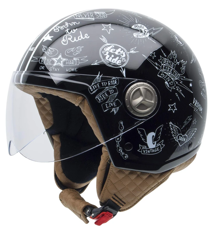 NZI Zeta Helmet Graphics Stickers, Stickers, Size XS