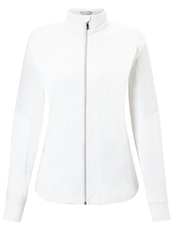 Callaway Mixed Media Quilted Golf Jacket, Women, womens, Golf jacket, CGJS8000, blue, S - Image 1