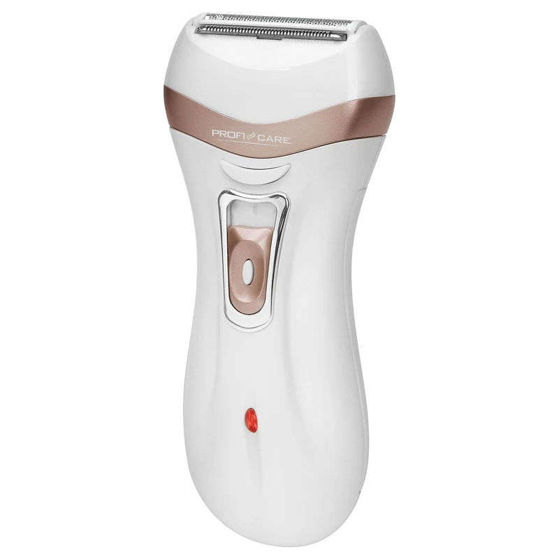 ProfiCare Epilator PC-LBS 3002 3-in-1, Lady Shaver and Callus Remover in One, Battery-Operated, with Practical Storage Bag, White/Champagne - Image 1