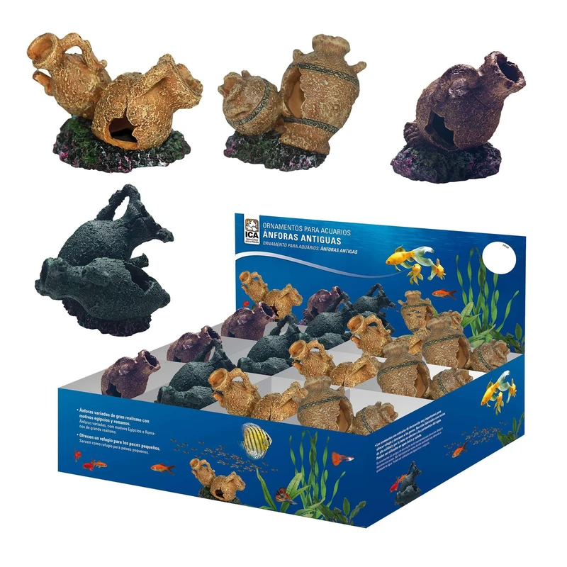 ICA OR1 Set of Resin Ornaments with Amphoras - Image 1