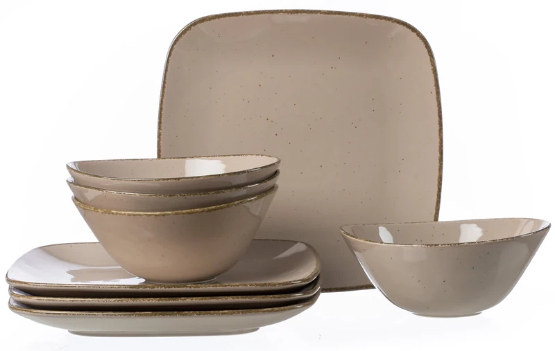 Ritzenhoff & Breker Casa 8-Piece Dinner Set Nougat 33 x 33 x 18 cm - Image 1