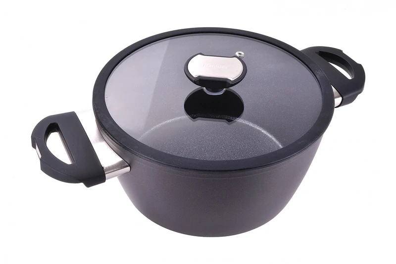 Berndes Balance Induction Enduro 21244 Cooking Pot 24 cm Aluminium Black